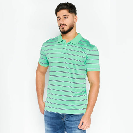 Short Sleeve Stripe Polo Shirt - Aadima Nepal -online shopping Nepal - Fashion -Buy Clothing Online  in Nepal