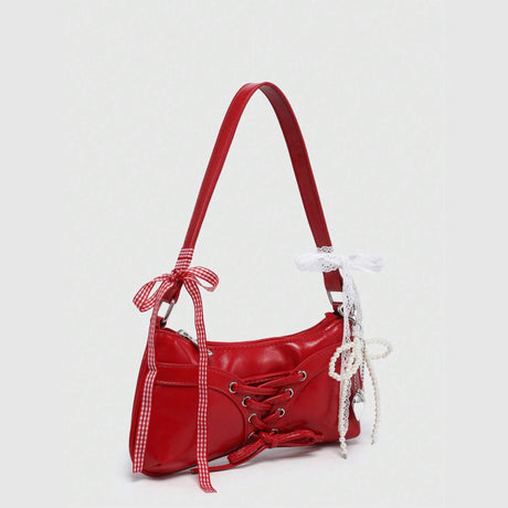 Buy Red Bow Cross Body Bag Online in Nepal Shop this stylish Red Bow Cross Body Bag online in Nepal. Perfect for any outfit with its elegant bow design and practical crossbody style.