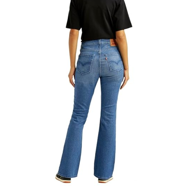 Buy Levi's Women's Mid Rise Flared Fit Blue Jeans Online in Nepal - Online Shopping Nepal - Online Clothing Shop Nepal