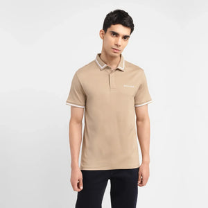 Solid Slim Fit Polo T-shirt - Aadima Nepal -online shopping Nepal - Fashion -Buy Clothing Online  in Nepal
