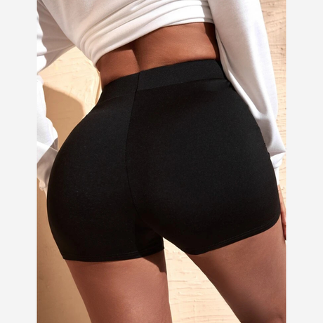 Buy SXY Spring And Summer Black Wide-Waisted Motorcycle Tight Shorts Online in Nepal - Online Shopping Nepal - Online Clothing Shop Nepal