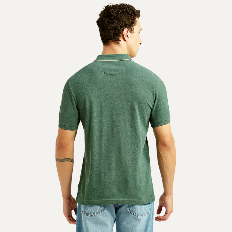 Buy Men's Textured Slim Fit Polo T-shirt Online in Nepal - Online Shopping Nepal - Online Clothing Shop Nepal