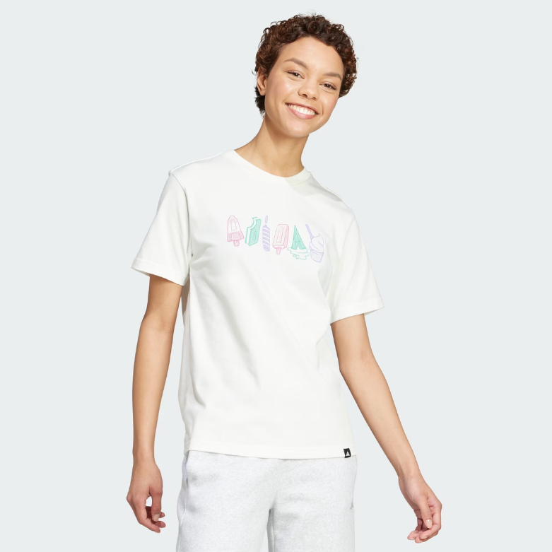 Adidas Lounge Food W Graphic Tee