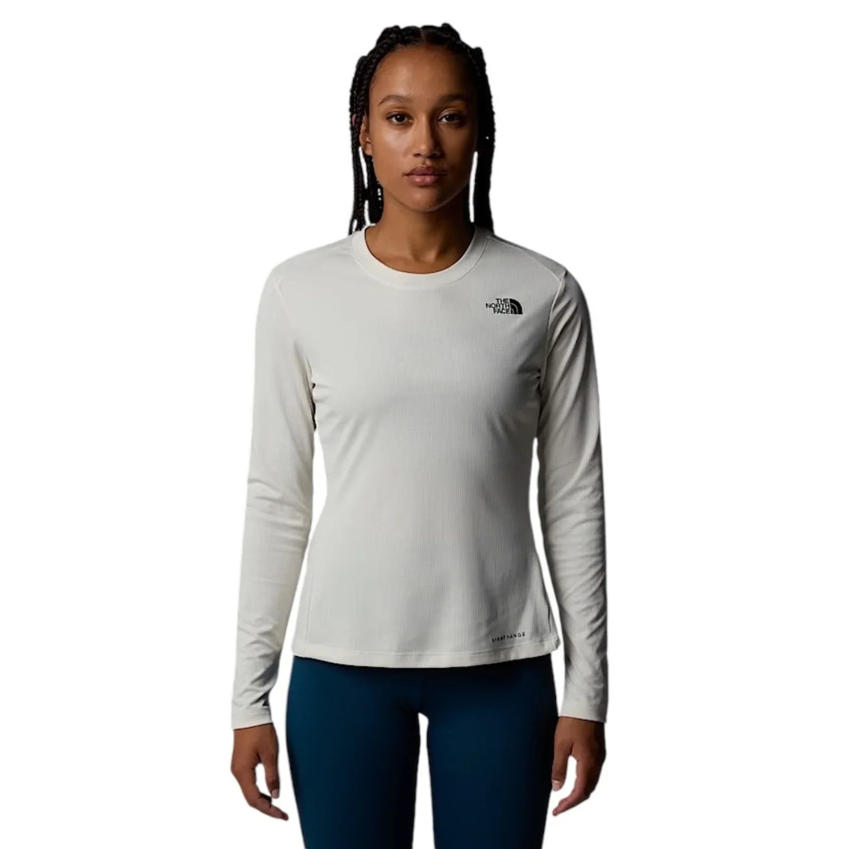 The North Face W' Shadow L/S Tee - White Dune - Aadima Nepal -online shopping Nepal - Fashion -Buy Clothing Online  in Nepal