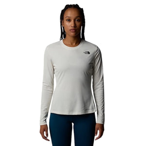 The North Face W' Shadow L/S Tee - White Dune - Aadima Nepal -online shopping Nepal - Fashion -Buy Clothing Online  in Nepal