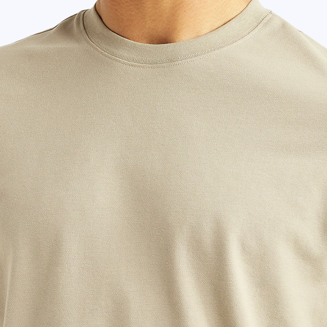 Buy Men's Solid Beige Slim Fit T-shirt Online in Nepal - Online Shopping Nepal - Online Clothing Shop Nepal