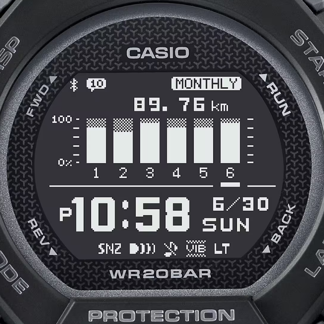 Buy CASIO G-SQUAD GBD-300-1DR Bluetooth Fitness Watch Online in Nepal - Online Shopping Nepal - Online Clothing Shop Nepal