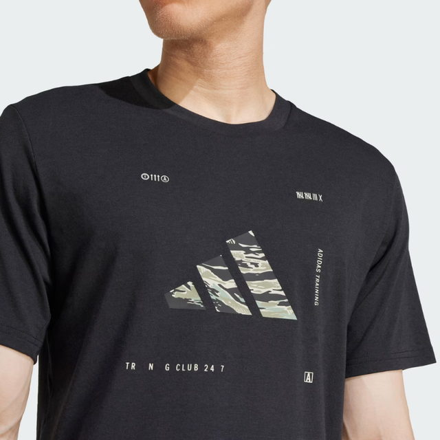 Buy Adidas Climacool Training Camo Logo Graphic Tee Online in Nepal - Online Shopping Nepal - Online Clothing Shop Nepal