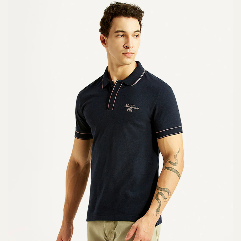 Buy Men's Brand Logo Slim Fit Polo T-shirt Online in Nepal - Online Shopping Nepal - Online Clothing Shop Nepal