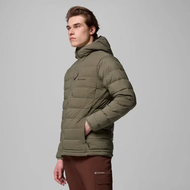 Columbia Drift PeakTM Stretch Down Hooded Jacket - Aadima Nepal -online shopping Nepal - Fashion -Buy Clothing Online  in Nepal