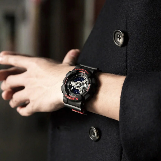 Buy CASSIO GA-110HR-1A ANALOG-DIGITAL WATCH Online in Nepal - Online Shopping Nepal - Online Clothing Shop Nepal