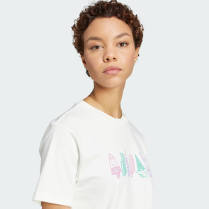 Adidas Lounge Food W Graphic Tee