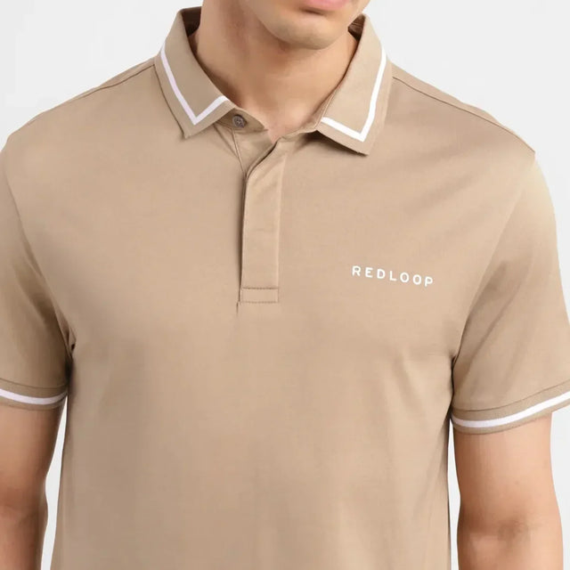 Solid Slim Fit Polo T-shirt - Aadima Nepal -online shopping Nepal - Fashion -Buy Clothing Online  in Nepal