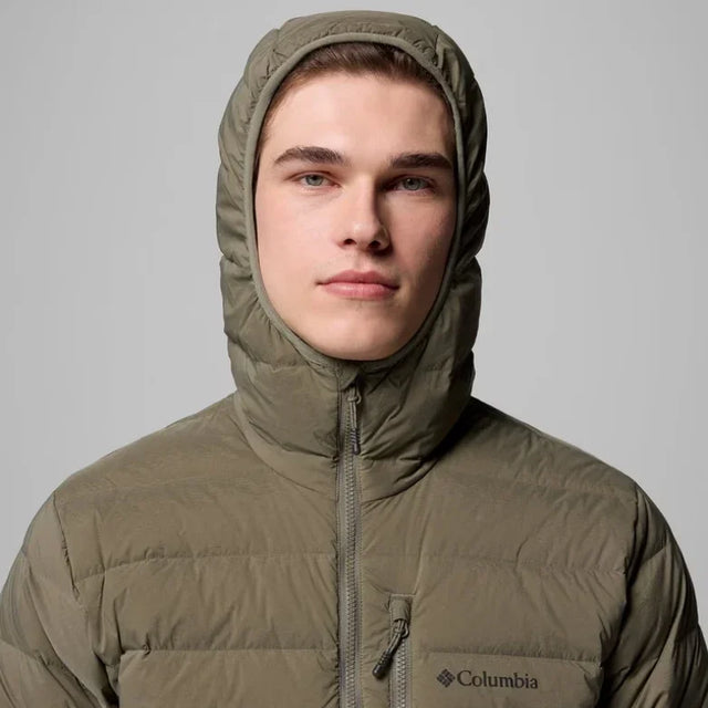 Columbia Drift PeakTM Stretch Down Hooded Jacket - Aadima Nepal -online shopping Nepal - Fashion -Buy Clothing Online  in Nepal
