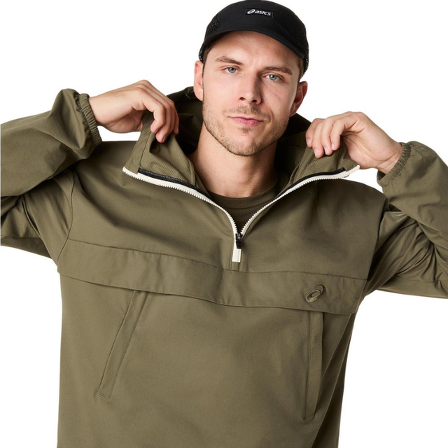 Buy ASICS DOUBLE WEAVE RELAXED PULL OVER JACKET Online in Nepal - Online Shopping Nepal - Online Clothing Shop Nepal
