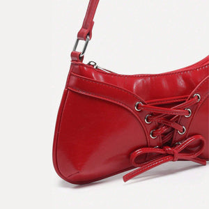 Buy Red Bow Cross Body Bag Online in Nepal Shop this stylish Red Bow Cross Body Bag online in Nepal. Perfect for any outfit with its elegant bow design and practical crossbody style.