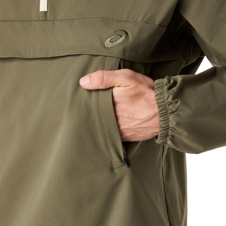 Buy ASICS DOUBLE WEAVE RELAXED PULL OVER JACKET Online in Nepal - Online Shopping Nepal - Online Clothing Shop Nepal