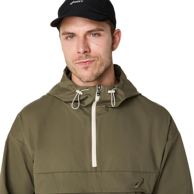 Buy ASICS DOUBLE WEAVE RELAXED PULL OVER JACKET Online in Nepal - Online Shopping Nepal - Online Clothing Shop Nepal